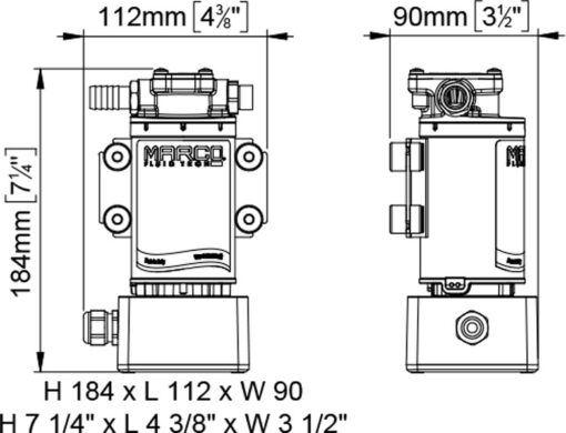 Marco OCK1-E pump draw