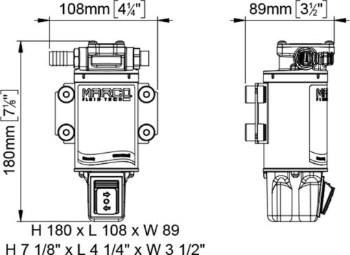 Marco OCK1-R Ölwechselkit (12 Volt) 1