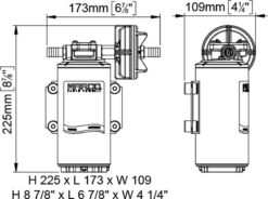 Marco UP10-P pump drawing