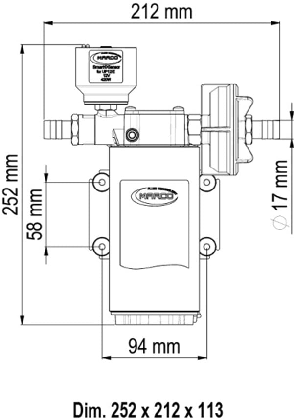 Marco UP12/E-LO Elektronische Pumpe für visköse Flüssigkeiten