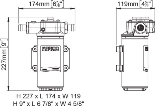 PWM Ready - Marco UP14/OIL Ölpumpe (24 Volt) 1