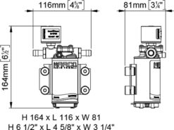 Marco UP2/E Elektronische Süßwasserpumpe 10 l/min 7