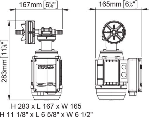 Marco UP3/AC 220 V 50 Hz Zahnradpumpe 10 l/min 1