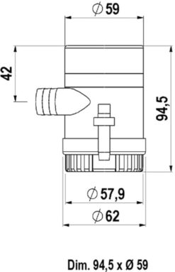 Marco UP3-CK Kit tragbare Zahnradpumpe 15 l/min (12 Volt) 8