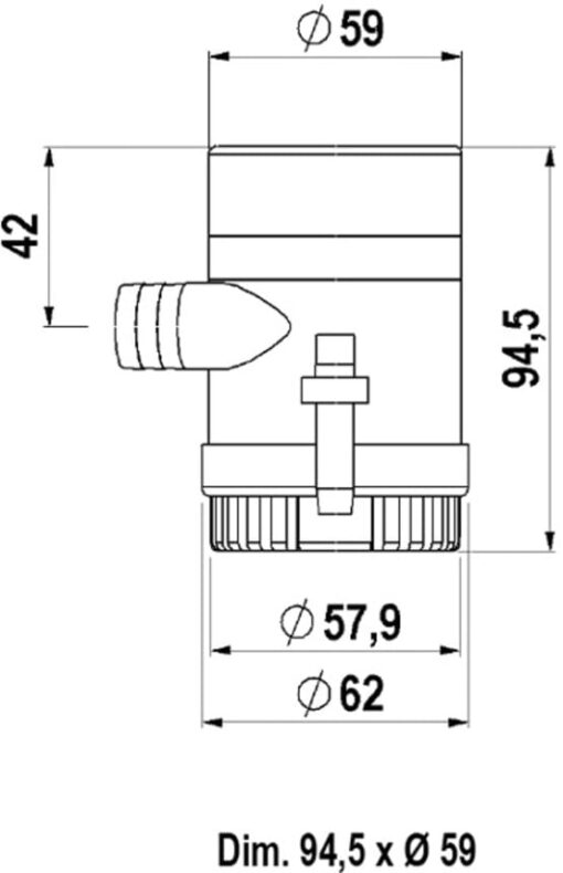 Marco UP3-CK Kit tragbare Zahnradpumpe 15 l/min (12 Volt) 5