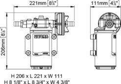 Marco UP6-PV pump drawing