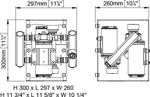 Marco UP66/E-DX Elektronische Druckwasseranlage 66 l/min 2