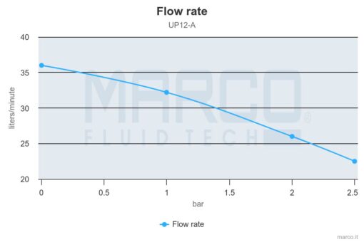 Marco UP12/A Automatische Druckwasserpumpe mit Druckwächter 36 l/min (24 Volt) 5