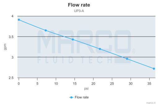 Marco UP3/A Automatische Druckwasserpumpe mit Druckwächter 15 l/min (12 Volt) 1