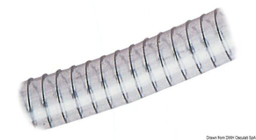 Wasserschlauch mit Spirale 80 x 97 mm (20m Rolle) 3